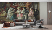 3D European Style Oil Painting Noble Dancing Retro Party Wall Mural Wallpaper 5095- Jess Art Decoration