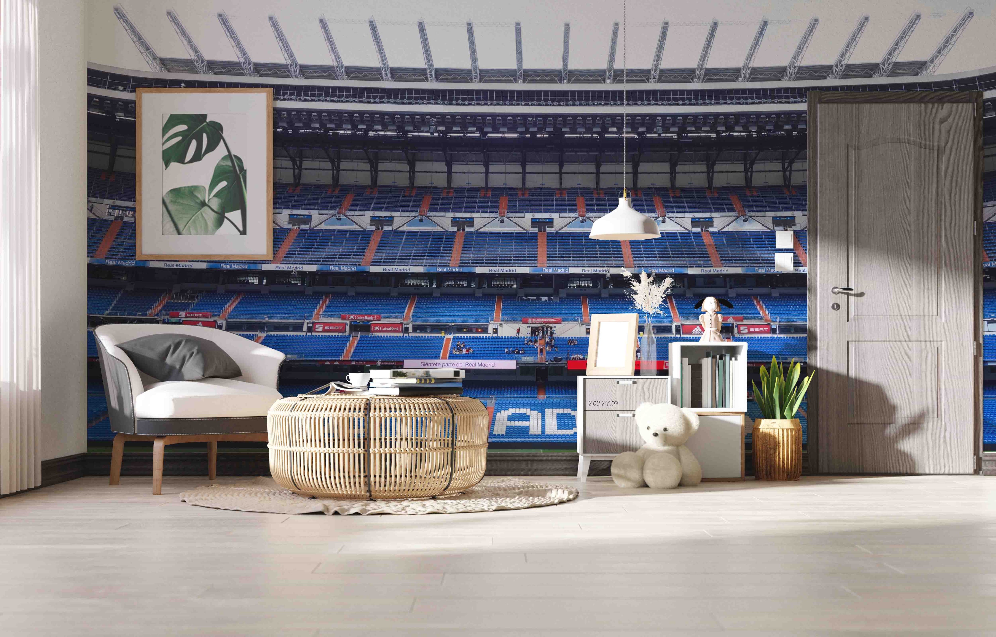 3D Estadio Santiago Bernabéu Wall Mural Wallpaper GD 68- Jess Art Decoration