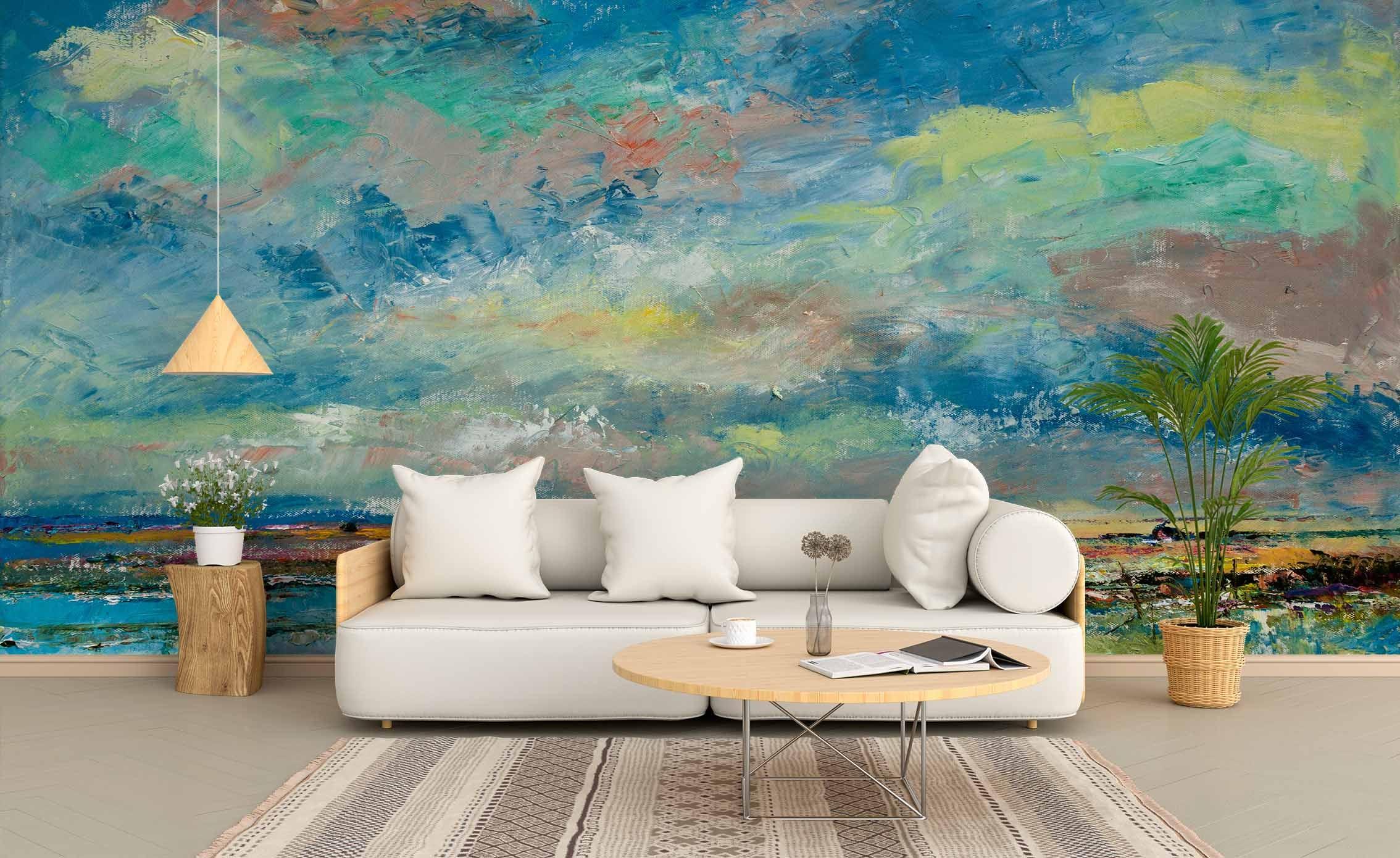 3D Abstract Oil Painting Wall Mural Wallpa 44- Jess Art Decoration