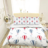 3D Cartoon Balloon Quilt Cover Set Bedding Set Pillowcases 215- Jess Art Decoration