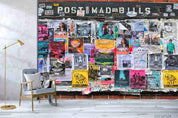 3D Abstract Graffiti Paper Slogan Wall Mural Wallpaper SWW253- Jess Art Decoration