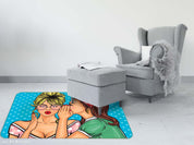 3D Girls Art Fashion Graffiti Non-Slip Rug Mat A622 LQH- Jess Art Decoration