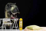3D Animal Dinosaur Black Wall Mural Wallpaper LQH 613- Jess Art Decoration