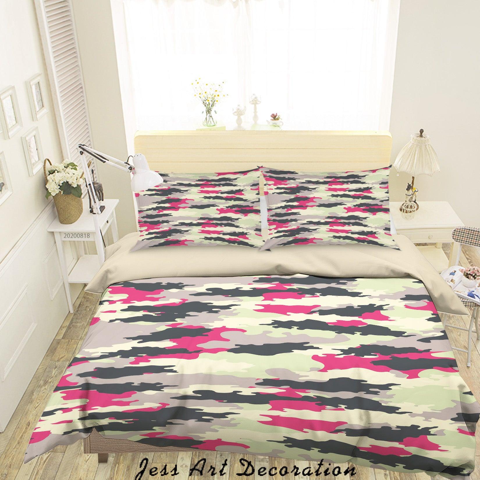 3D Abstract Colorful Painting Quilt Cover Set Bedding Set Duvet Cover Pillowcases LXL- Jess Art Decoration