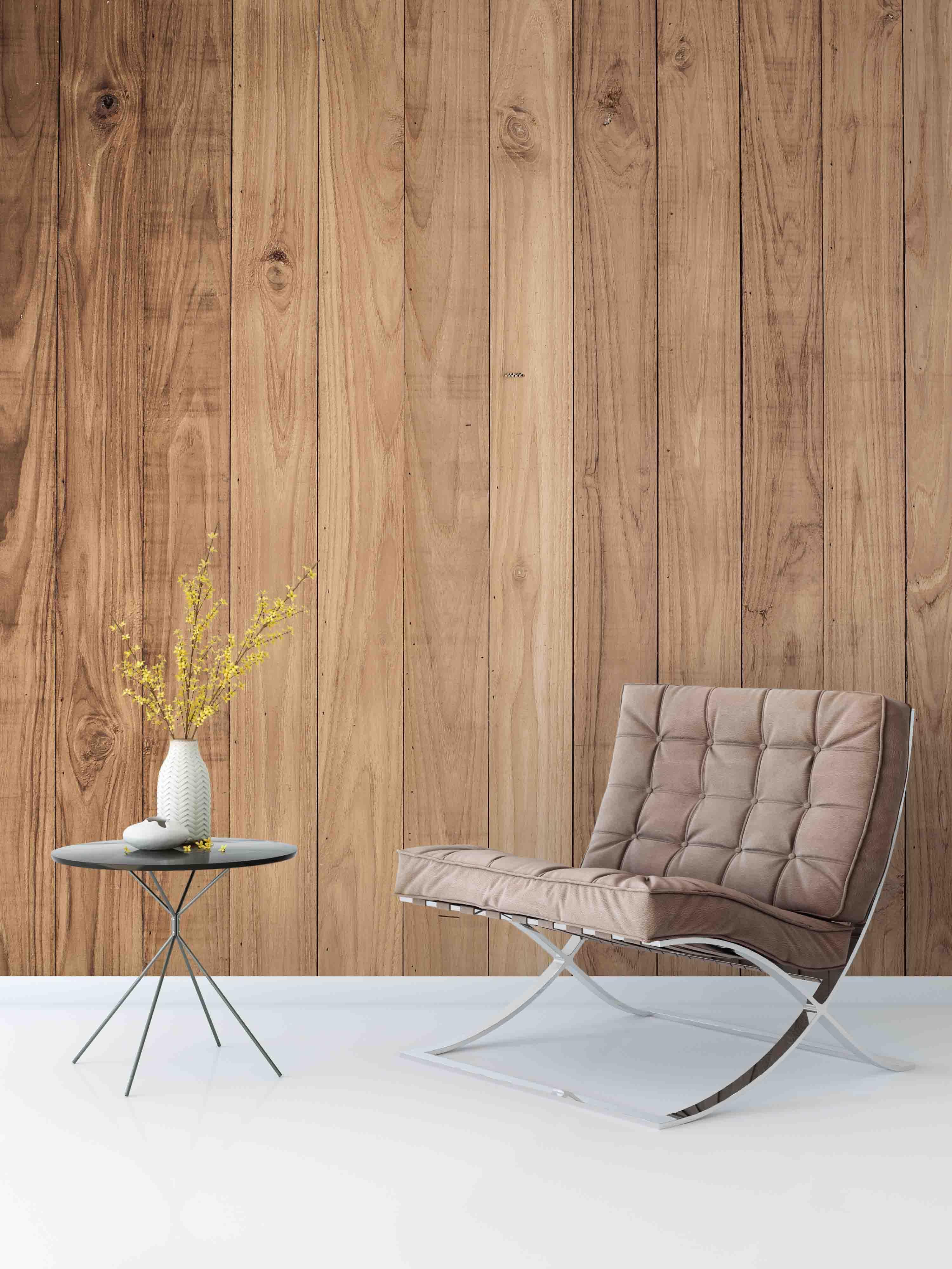 3D Natural Color Wooden Board Decorative Effect Wall Mural Wallpaper ZY D1- Jess Art Decoration
