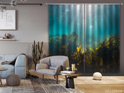 3D Undersea Sunshine Kelp Curtains and Drapes GD 3818- Jess Art Decoration