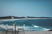 3D Mountain Sea Beach Wall Mural Wallpaper LQH 31- Jess Art Decoration