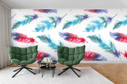 3D Feather Wall Mural Wallpaper 77- Jess Art Decoration