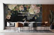 3D Hand Drawn Floral Leaves Wall Mural Wallpaper LQH 324- Jess Art Decoration