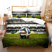 3D Pexels Sports Football Court Quilt Cover Set Bedding Set Duvet Cover Pillowcases LXL- Jess Art Decoration
