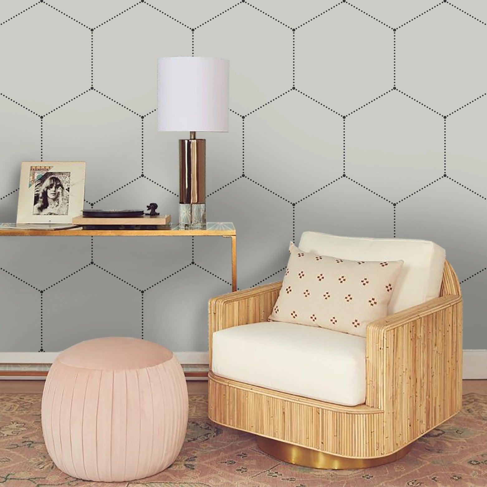 3D White Hexagon Wall Mural Wallpaper 22- Jess Art Decoration