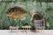 3D Realistic Sea Weed Fish Wall Mural Wallpaper LXL 1648- Jess Art Decoration
