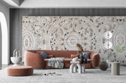 3D Gypsum Relief Floral Wall Mural Wallpaper sww  52- Jess Art Decoration