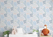 3D School Supplies Apple Leaf Pattern Wall Mural Wallpaper GD 4855- Jess Art Decoration
