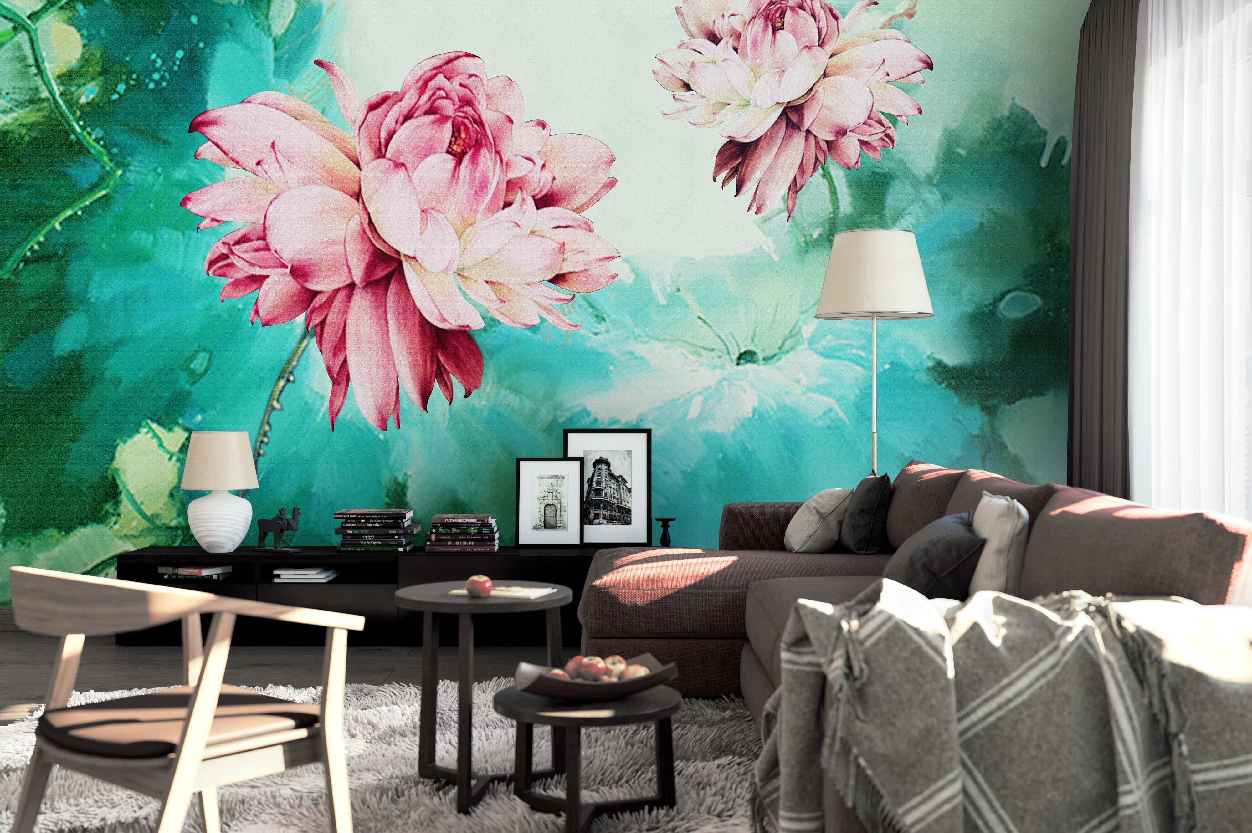3D floral wall mural wallpaper 58- Jess Art Decoration
