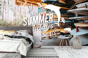 3D Summer Holiday Wall Mural Wallpaper 75- Jess Art Decoration
