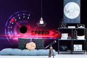 3D Speed Speedometer Dashboard Wall Mural Wallpaper SF116- Jess Art Decoration