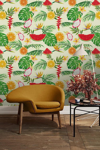 3D Fresh Fruit Leaves Wall Mural Wallpaper 38- Jess Art Decoration