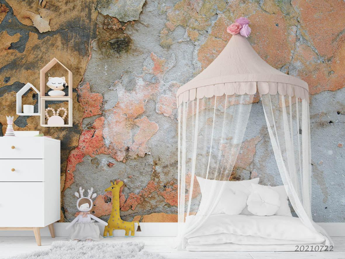 3D Dilapidated Wall Texture Wall Mural Wallpaper LQH 510- Jess Art Decoration