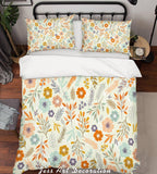 3D Color Flowers Pattern Quilt Cover Set Bedding Set Pillowcases  77- Jess Art Decoration