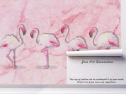 3D Pink Flamingo Wall Mural Wallpaper 46- Jess Art Decoration