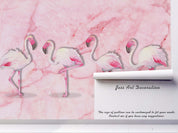 3D Pink Flamingo Wall Mural Wallpaper 46- Jess Art Decoration