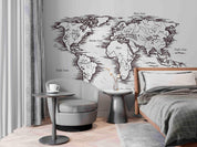 3D Nostalgia World Map Wall Mural Wallpaper GD 2999- Jess Art Decoration