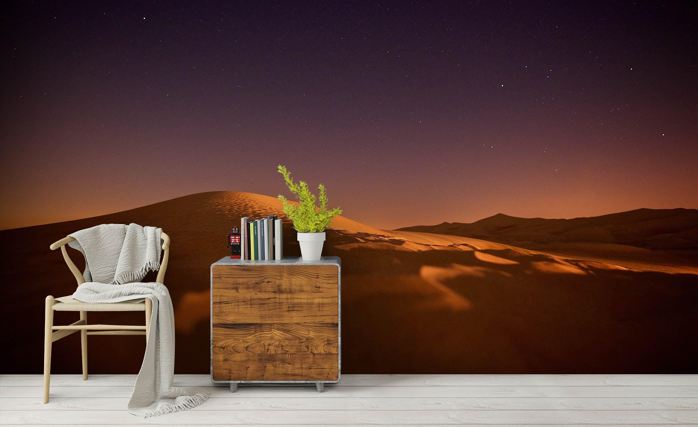 3D Beautiful Starry Sky Desert Wall Mural Wallpa 240- Jess Art Decoration