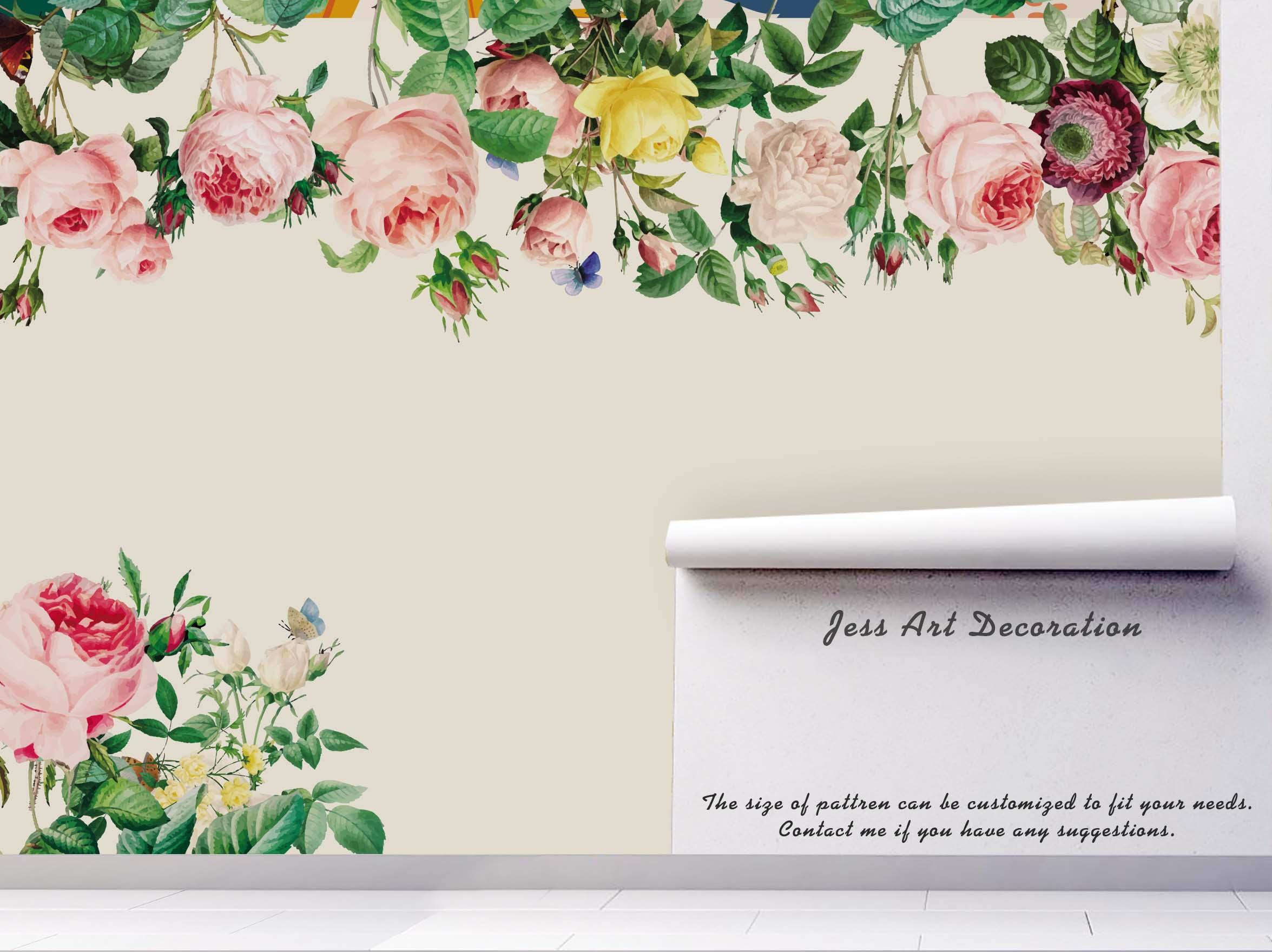 3D Watercolor Flower Wall Mural Wallpaper 28- Jess Art Decoration