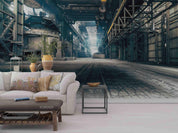 3D Industrial Style Factory Wall Mural Wallpaper LQH 246- Jess Art Decoration