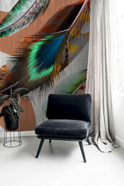 3D Feather Wall Mural Wallpaper 11- Jess Art Decoration