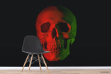 3D Human Skeleton Red Light Wall Mural Wallpaper WJ 3037- Jess Art Decoration