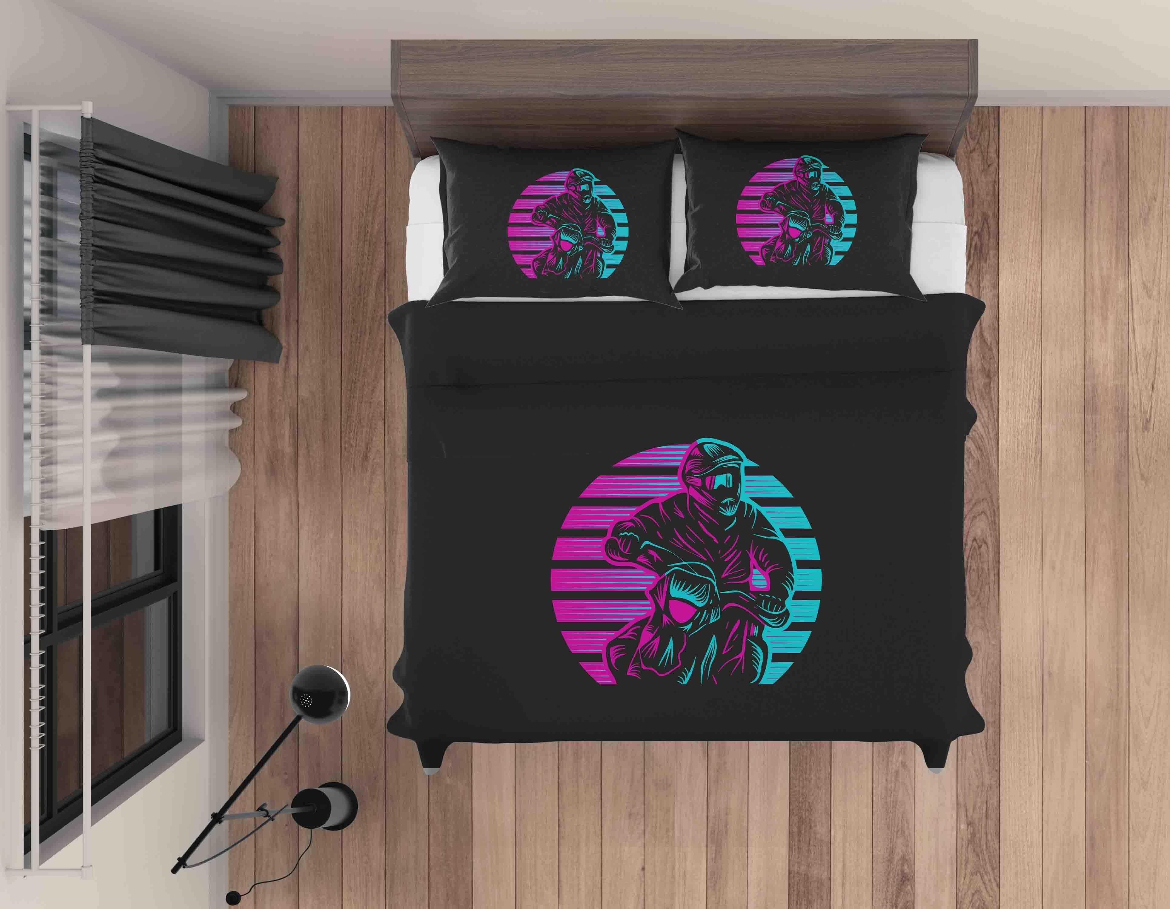 3D Motocross Sunset Quilt Cover Set Bedding Set Pillowcases LQH A041- Jess Art Decoration