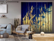 3D Landscape Nature Grass Plant Sky Curtains and Drapes GD 3534- Jess Art Decoration