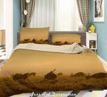 3D Sunset Deer Meadow Quilt Cover Set Bedding Set Duvet Cover Pillowcases WJ 1932- Jess Art Decoration