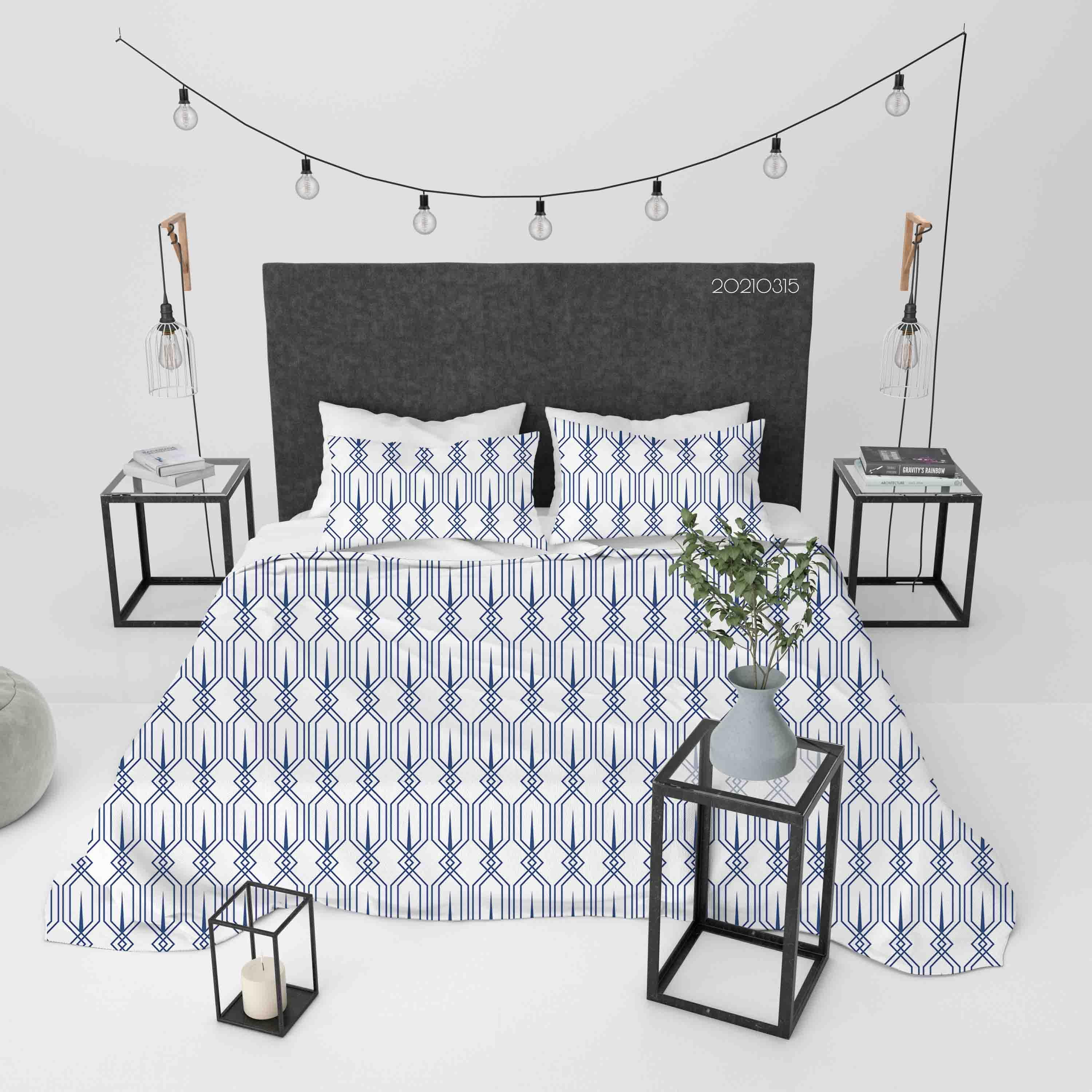 3D Abstract Geometric Art Decoration Quilt Cover Set Bedding Set Duvet Cover Pillowcases 245- Jess Art Decoration