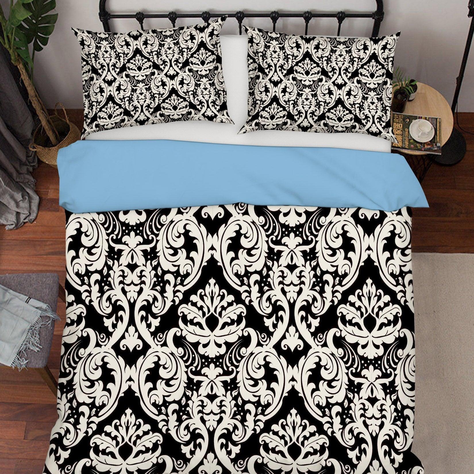 3D White Plates Pattern Quilt Cover Set Bedding Set Pillowcases 328- Jess Art Decoration