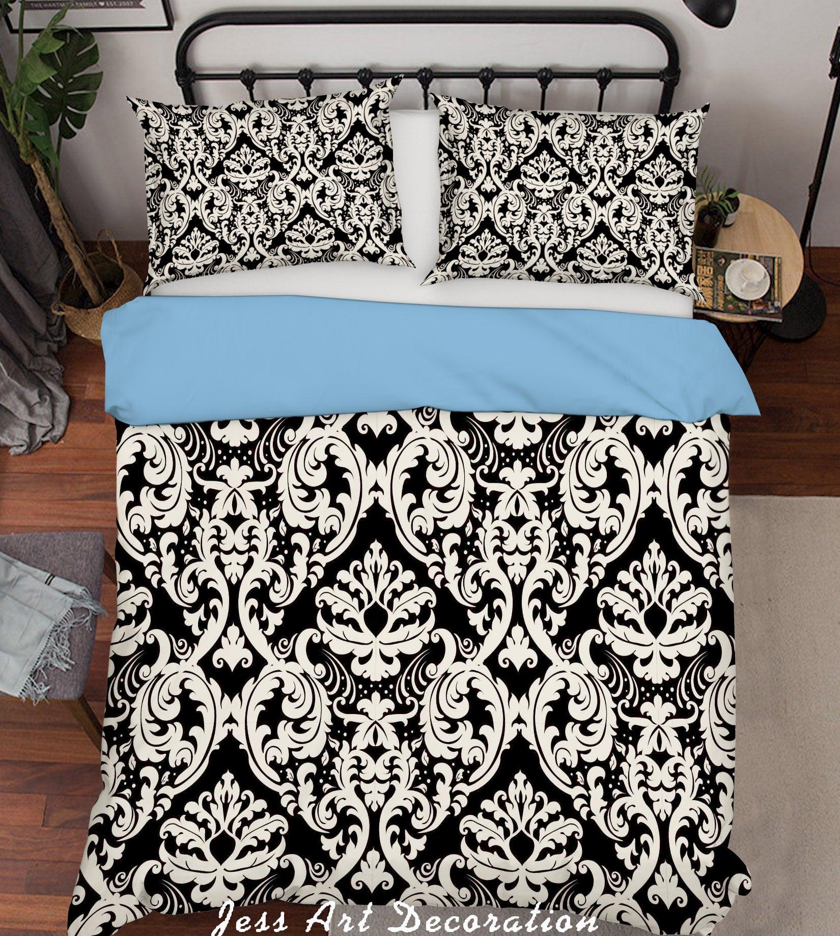 3D White Plates Pattern Quilt Cover Set Bedding Set Pillowcases 328- Jess Art Decoration