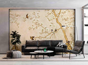 3D New Chinese Style Magnolia Bird Branch Wall Mural Wallpaper GD 3083- Jess Art Decoration