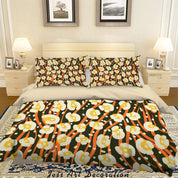 3D African Fabric Animal Skin Background Quilt Cover Set Bedding Set Duvet Cover Pillowcases LXL- Jess Art Decoration