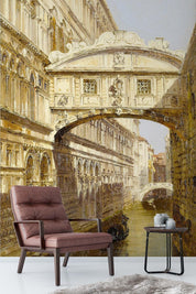 3D retro european style architecture oil painting wall mural wallpaper 92- Jess Art Decoration
