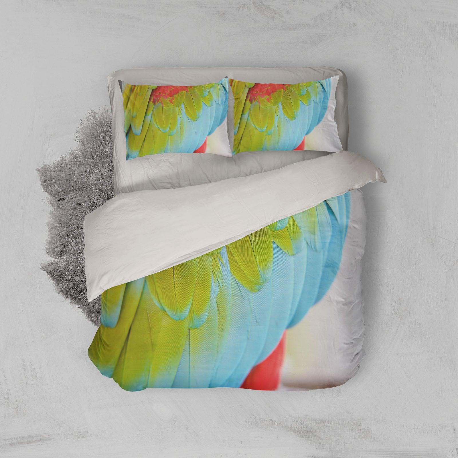3D Feather Quilt Cover Set Bedding Set Pillowcases 149- Jess Art Decoration