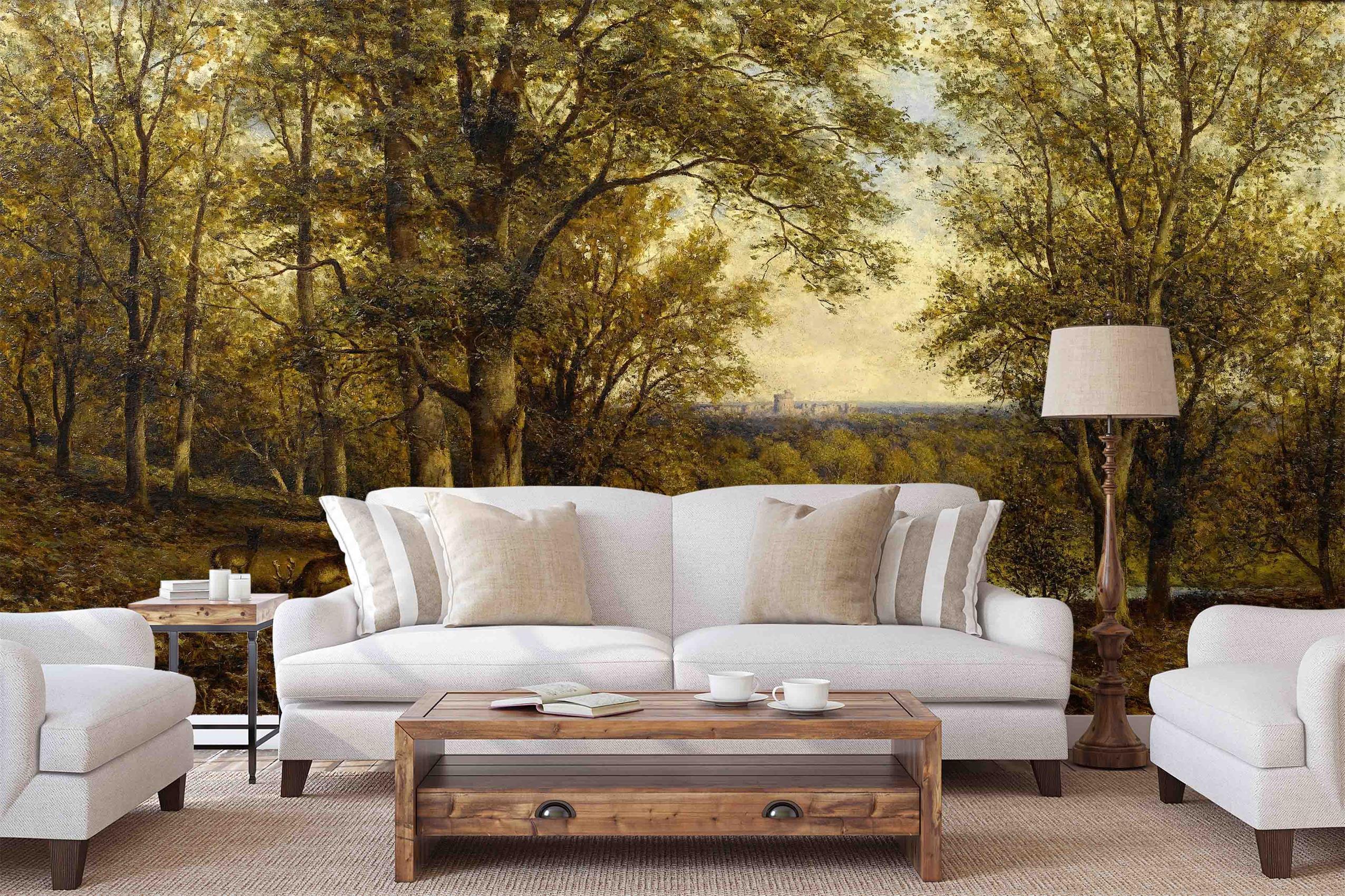3D Big Tree Oil Painting Wall Mural Wallpaper 40- Jess Art Decoration