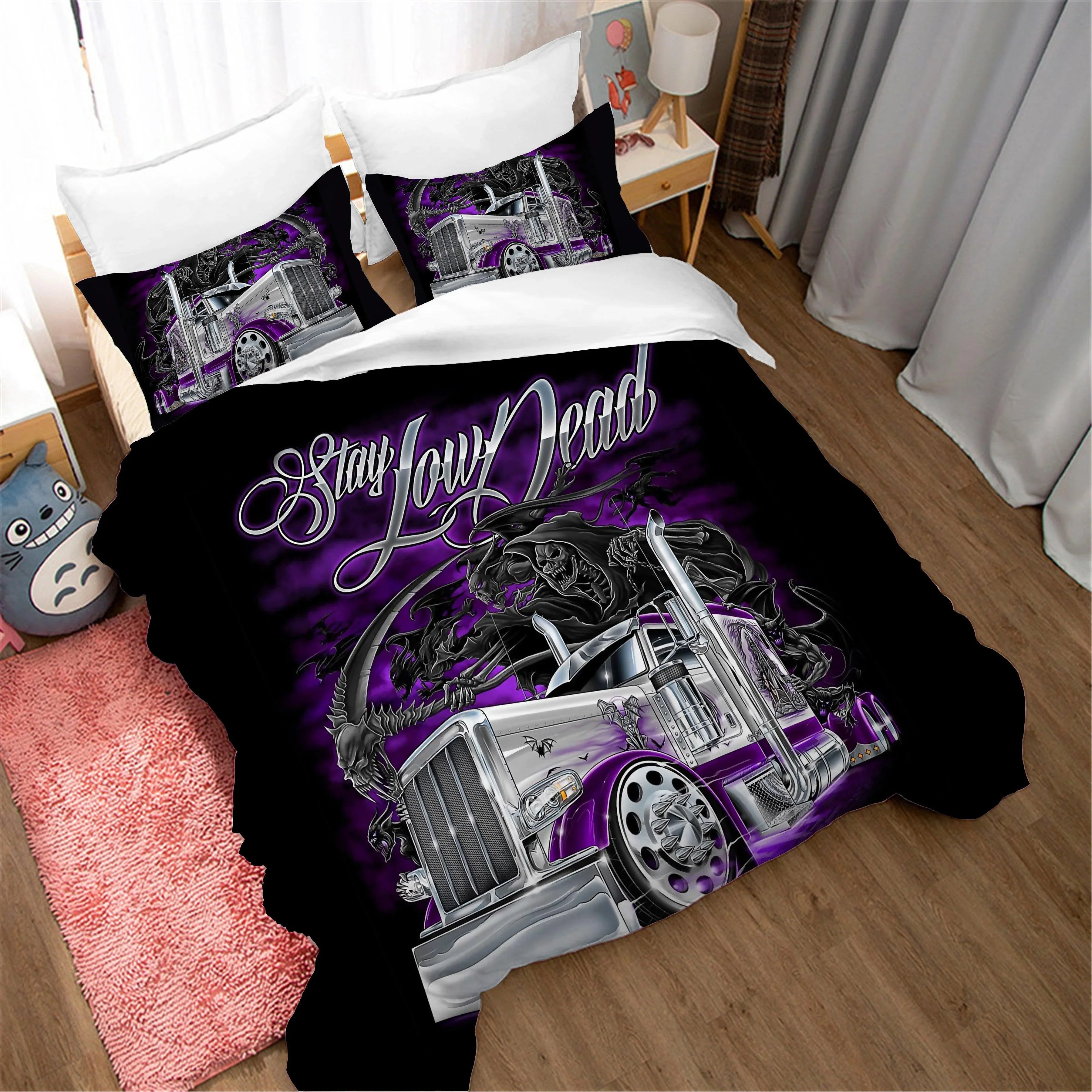 3D Truck Quilt Cover Set Bedding Set Duvet Cover Pillowcases WJ 1662- Jess Art Decoration