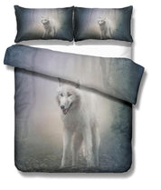 3D Forest Animals Bear Quilt Cover Set Bedding Set Pillowcases 34- Jess Art Decoration