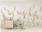 3D colorful reed watercolor wall mural wallpaper 48- Jess Art Decoration