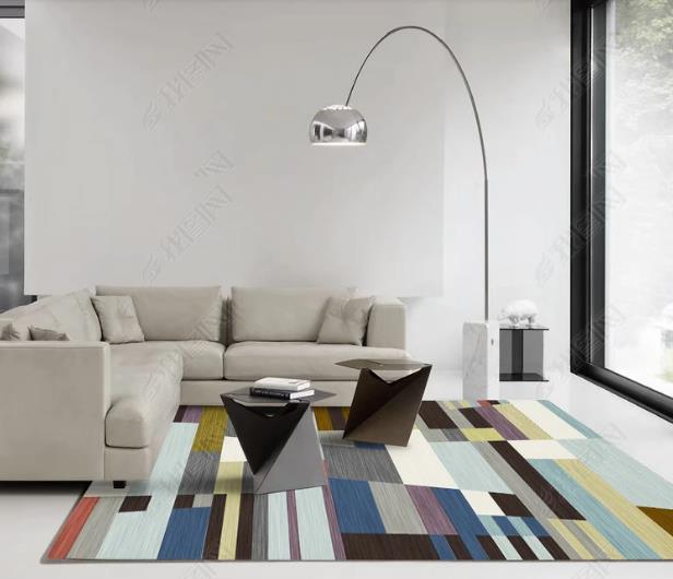 3D Abstract Color Geometry Non-Slip Rug Mat 149- Jess Art Decoration