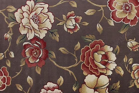 3D Hand Painted Brown Floral Non-Slip Rug Mat 76- Jess Art Decoration