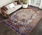 3D Turkish Persian Pattern Non-Slip Rug Mat 22- Jess Art Decoration