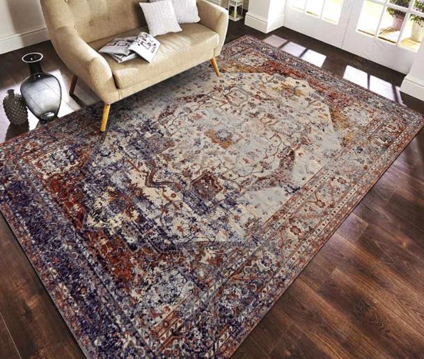 3D Turkish Persian Pattern Non-Slip Rug Mat 22- Jess Art Decoration
